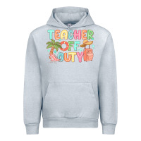 Heather Grey teacher off duty summer Urban Hoodie - JahusDesignShop