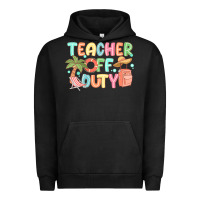 Pigment Black teacher off duty summer Urban Hoodie - JahusDesignShop