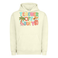Pigment Pistachio teacher off duty summer Urban Hoodie - JahusDesignShop