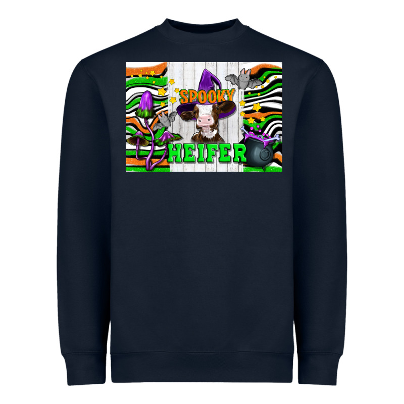Spooky Heifer Heavyweight Sweatshirt by Artiststas | Teevron