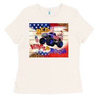 Bone red white & boom Ladies Tee - TumblerDesignByShophia