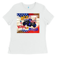 White red white & boom Ladies Tee - TumblerDesignByShophia
