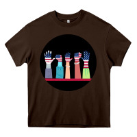 Chocolate Brown America Heavy Core Tee - Bettercallsaul