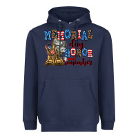 Navy memorial day honor and remember Heavyweight Hoodie - AdoDesignShop