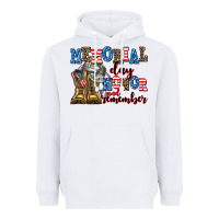 White memorial day honor and remember Heavyweight Hoodie - AdoDesignShop
