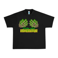 Black Shake Your Shamrocks St. Patrick's Day Urban Heavy Tee - CowGirlArtShop