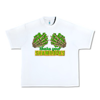 White Shake Your Shamrocks St. Patrick's Day Urban Heavy Tee - CowGirlArtShop
