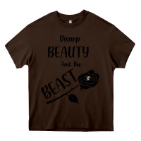 Chocolate Brown Wrt Beauty And The Beast Heavy Core Tee - Bettercallsaul