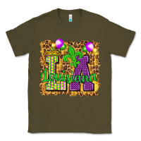 Army Green Louisiana leopard with balloons Classic Tee - HowdyJamesFarm
