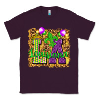 Plum Louisiana leopard with balloons Classic Tee - HowdyJamesFarm