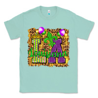 Seafoam Louisiana leopard with balloons Classic Tee - HowdyJamesFarm