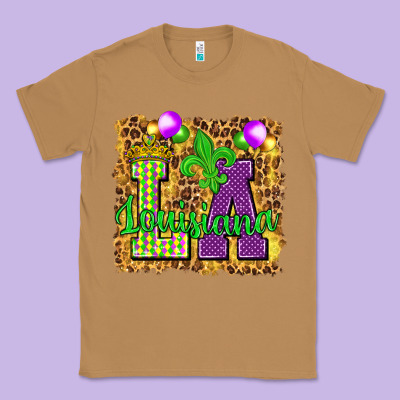 Louisiana Leopard With Balloons Classic Tee Designed By Howdyjamesfarm
