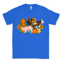 True Royal Farm Life Fall Pig Cow Rooster Classic Tee - Artiststas
