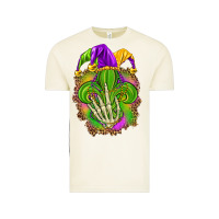 Vintage Arctic Mardi Gras with skeleton hand Vintage Tee - HowdyJamesFarm