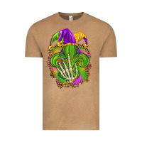 Vintage Camel Mardi Gras with skeleton hand Vintage Tee - HowdyJamesFarm
