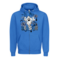 True Royal Tis' The Season Cheer Ghost Zipper Hoodie - BarkalooDesign