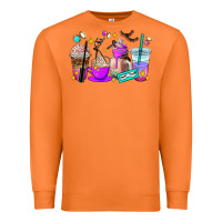 Carrot lash hustler coffee cups Premium Sweatshirt - AdoDesignShop