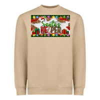 Mushroom Christmas Santa's Helper Heavyweight Sweatshirt - Artiststas