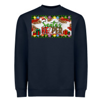 Christmas Santa's Helper Heavyweight Sweatshirt | Teevron