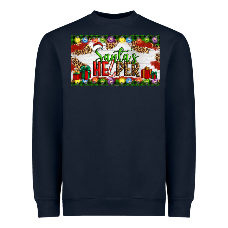 Christmas Santa's Helper Heavyweight Sweatshirt by Artiststas | Teevron