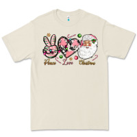 Bone Peace love pink Christmas Premium Tee - NancyCooperArtShop