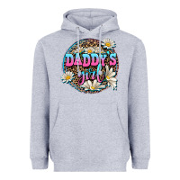 Heather Grey daddy's girl Heavyweight Hoodie - AdoDesignShop