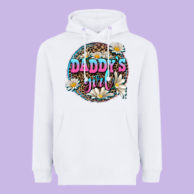 Daddy's Girl Heavyweight Hoodie Designed By Adodesignshop