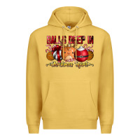 Antique Gold balls deep in christmas spirit Premium Hoodie - CowhideDigitalArt
