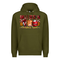 Army Green balls deep in christmas spirit Premium Hoodie - CowhideDigitalArt