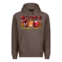 Coffee balls deep in christmas spirit Premium Hoodie - CowhideDigitalArt