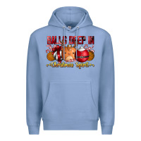 Colony Blue balls deep in christmas spirit Premium Hoodie - CowhideDigitalArt