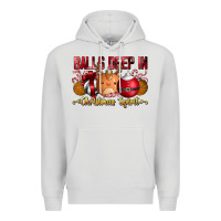 Dove Grey balls deep in christmas spirit Premium Hoodie - CowhideDigitalArt