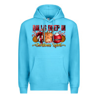 Ocean Blue balls deep in christmas spirit Premium Hoodie - CowhideDigitalArt