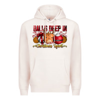 Pale Pink balls deep in christmas spirit Premium Hoodie - CowhideDigitalArt