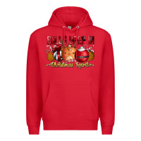 Red balls deep in christmas spirit Premium Hoodie - CowhideDigitalArt