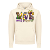 Vintage Artic love. ardi gras y'all Vintage Hoodie - OliviaCreatesArt