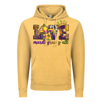 Vintage Mustard love. ardi gras y'all Vintage Hoodie - OliviaCreatesArt