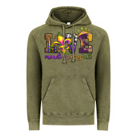 Vintage Olive love. ardi gras y'all Vintage Hoodie - OliviaCreatesArt