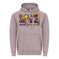 Vintage Zinc love. ardi gras y'all Vintage Hoodie - OliviaCreatesArt