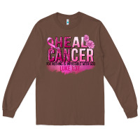 Chestnut Heal Cancer for nothing is impossible Long Sleeve Tee - FaDigitalArtStudio
