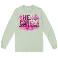 Matcha Heal Cancer for nothing is impossible Long Sleeve Tee - FaDigitalArtStudio