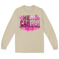Mushroom Heal Cancer for nothing is impossible Long Sleeve Tee - FaDigitalArtStudio