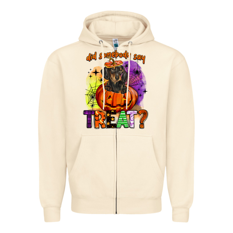 Did Somebody Say Treat Zipper Hoodie by BarkalooDesign | Teevron