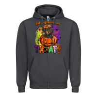 Smoke did somebody say treat Zipper Hoodie - BarkalooDesign
