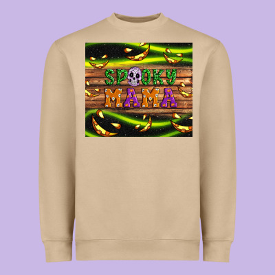 Spooky Mama Heavyweight Sweatshirt Designed By Artiststas