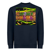 Navy Spooky mama Heavyweight Sweatshirt - Artiststas
