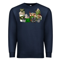 Navy veteran coffee cups Premium Sweatshirt - AdoDesignShop