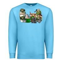 Ocean Blue veteran coffee cups Premium Sweatshirt - AdoDesignShop