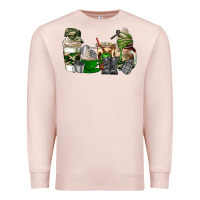 Pale Pink veteran coffee cups Premium Sweatshirt - AdoDesignShop
