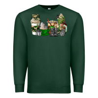 Sports Green veteran coffee cups Premium Sweatshirt - AdoDesignShop